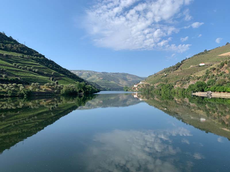 Das Flusstal Douro in Portugal